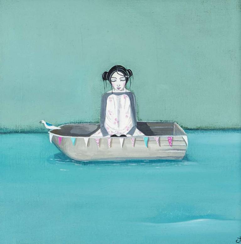 The Girl Who Floated Away In A Boat - Jackie Henderson 