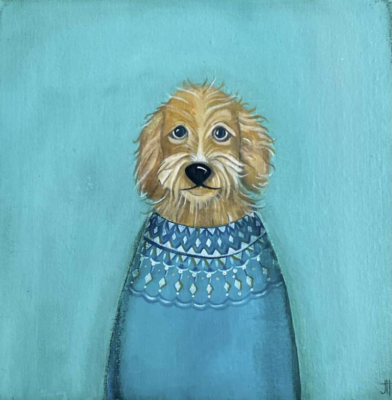 Wee Morag In Her New Jumper - Jackie Henderson 