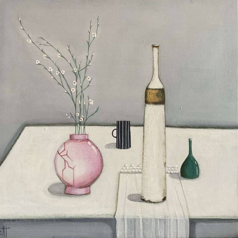 A Simple Still Life (Kintsugi Vase) - Jackie Henderson