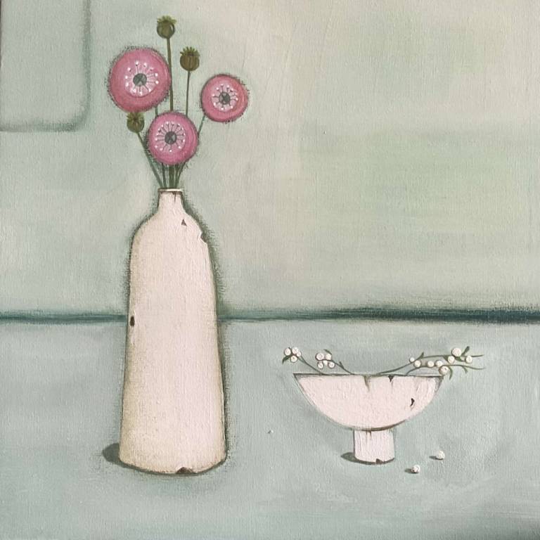 Still Life With Three Poppies - Jackie Henderson