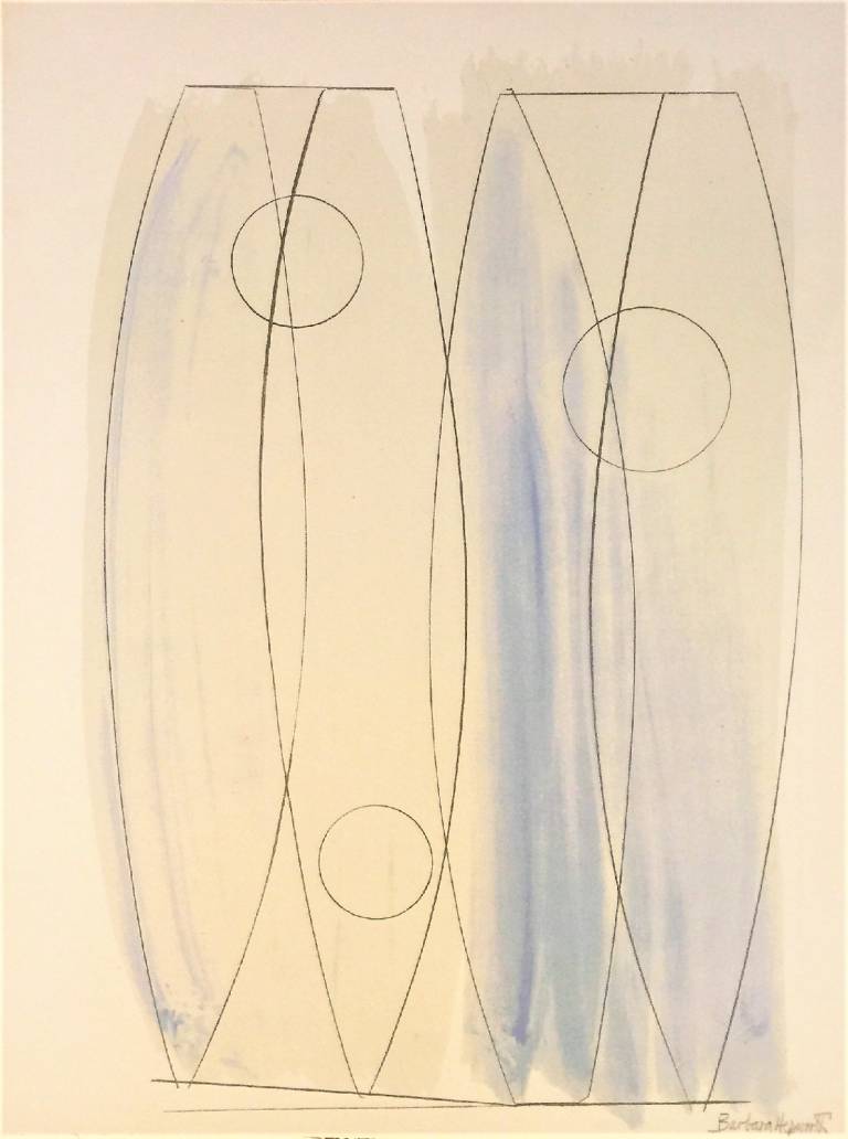 Barbara Hepworth - December Forms (from the portfolio Opposing Forms)