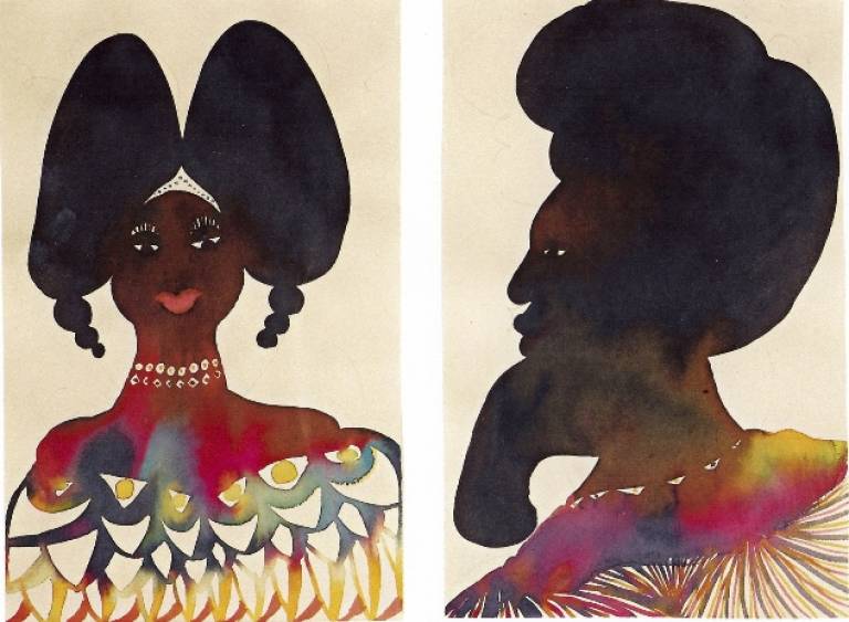 Untitled (Afro Heads) - Chris Ofili