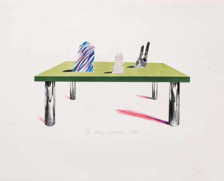 David Hockney - Glass Table with Objects (S.A.C. 68; MCA Tokyo 65)