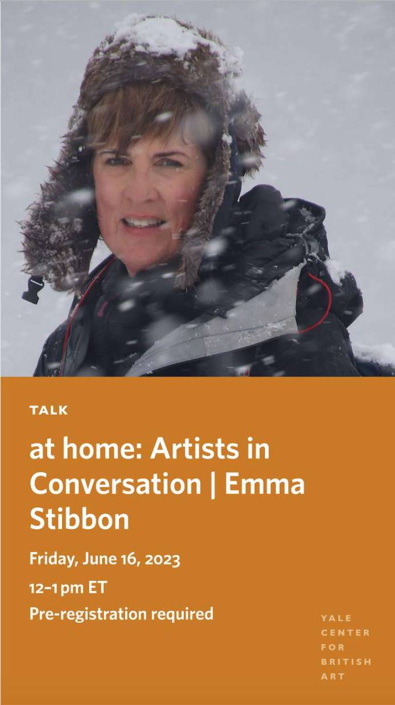 Online talk At home: Artists in Conversation | Emma Stibbon, Yale Center for British Art - 