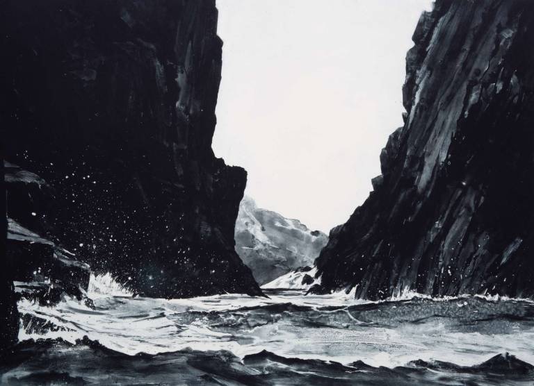 Sea swell, Spert Island, Antarctica - Emma Stibbon