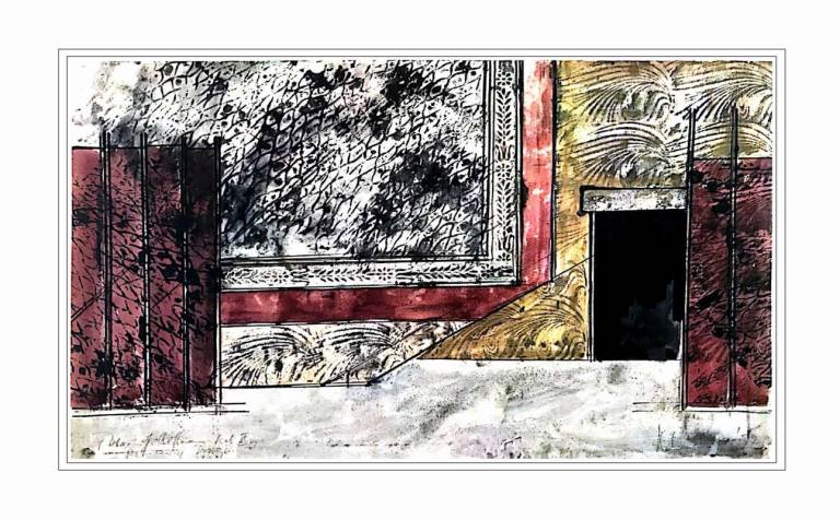 Tales of Hoffmann -  Set Drawing Act 11 Sc 1 - Alistair Livingstone