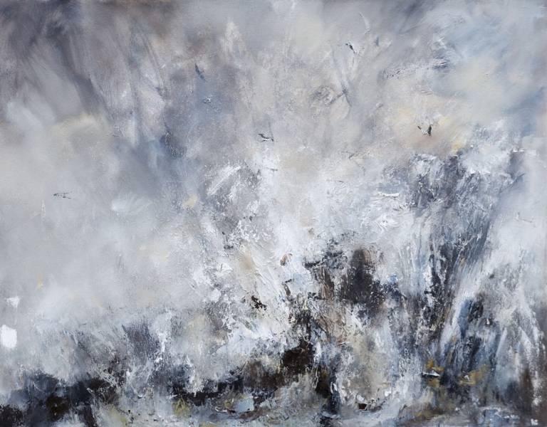 Tempest  76cm x 97cm oil on canvas £2000 SOLD - Rebecca Styles