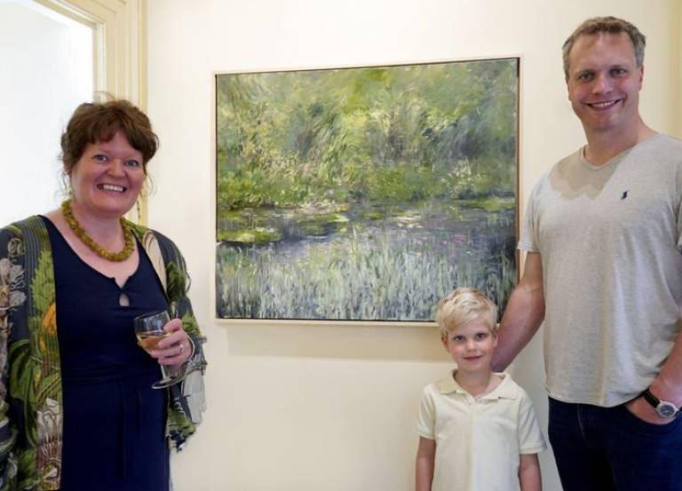 Rebecca with Sir henry and son James Ropner - Rebecca Styles