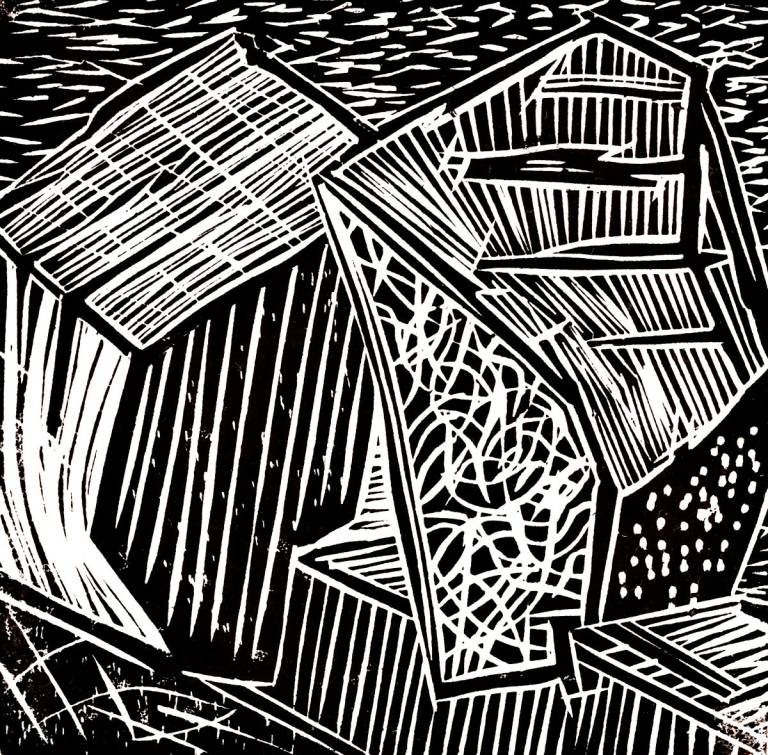 Love Rock Revisited (Woodcut)  (AP) - Daniel Goodwin