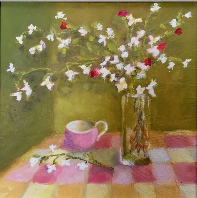 French Table with Pink Cup - Sue Arnold