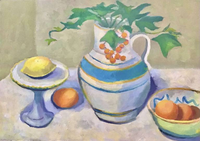 New Jug with Citrus Fruits - Sue Arnold