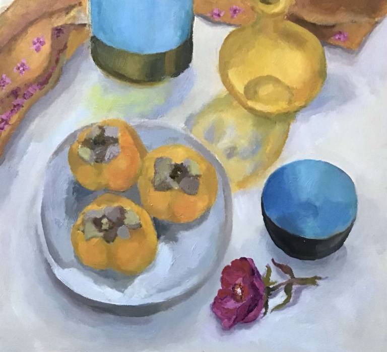 Still Life with Persimmons - Sue Arnold