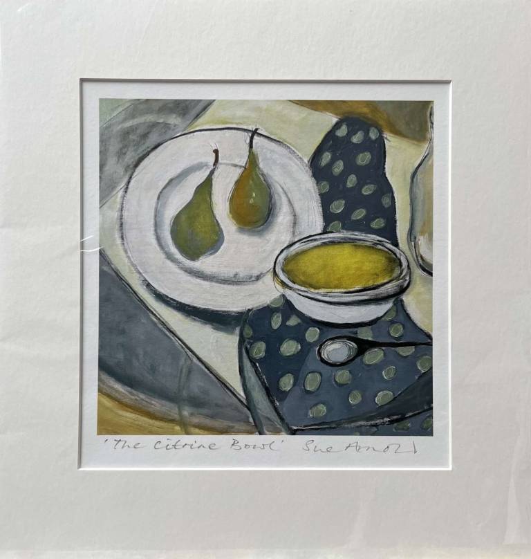 The Citrine Bowl - Fine art giclee print - Sue Arnold