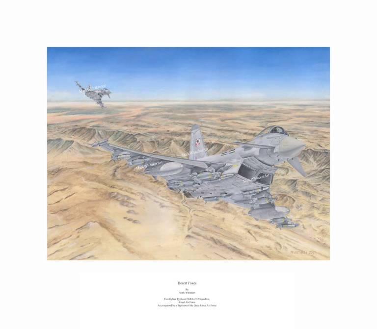 Desert Foxes Limited Edition Print Run 250 - Mark Whitaker