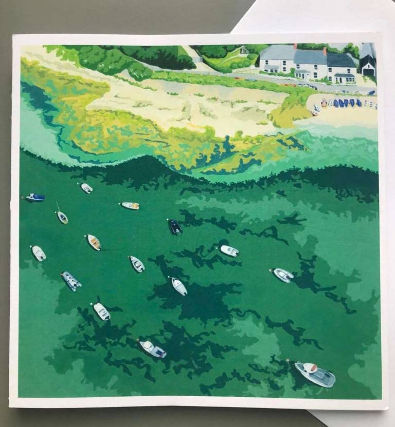 Helford Passage Cottages Card - Karen Hemsley-Biggs