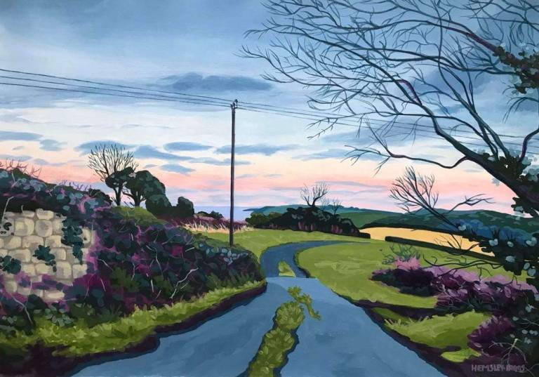 Field At Sundown - Karen Hemsley-Biggs