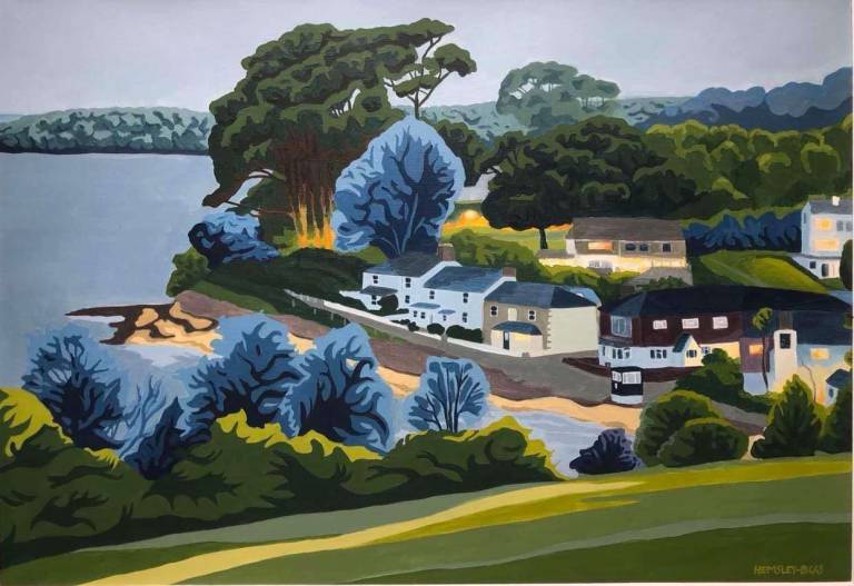 Twilight Over Helford Passage - Karen Hemsley-Biggs