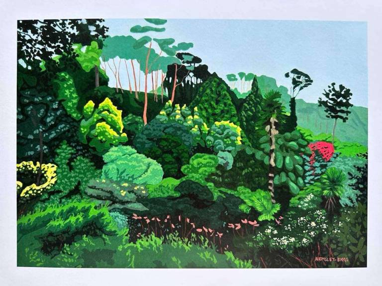 Trebah Valley PRINT - Karen Hemsley-Biggs