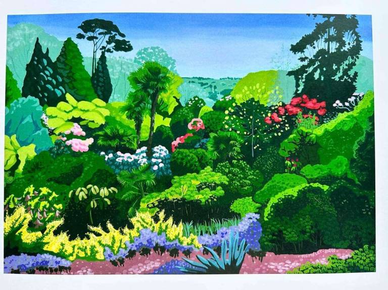 Trebah in Spring PRINT - Karen Hemsley-Biggs