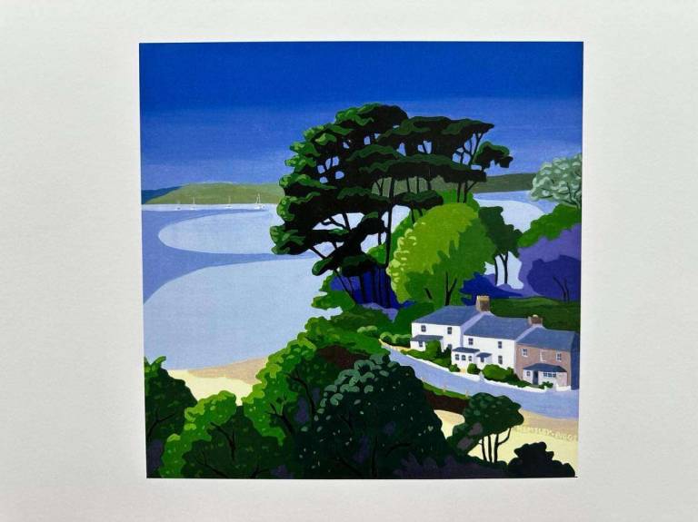 Helford Passage Field View PRINT - Karen Hemsley-Biggs