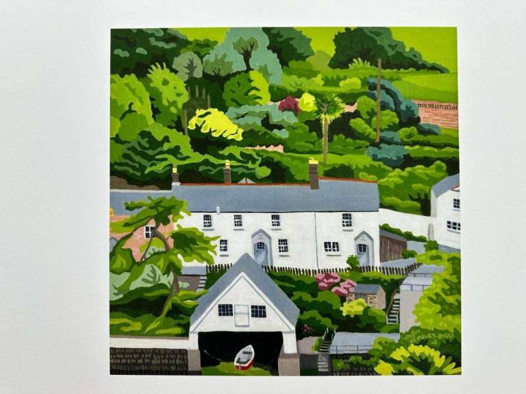 Helford Village PRINT - Karen Hemsley-Biggs