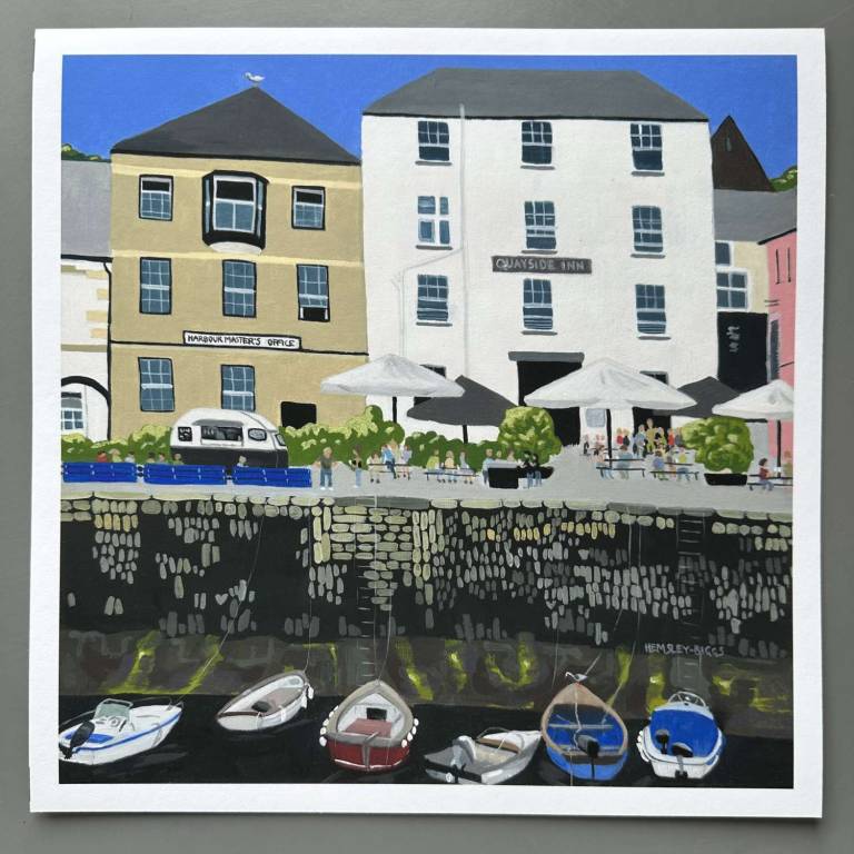 Giclee print- Custom House Quay (Falmouth) - Karen Hemsley-Biggs