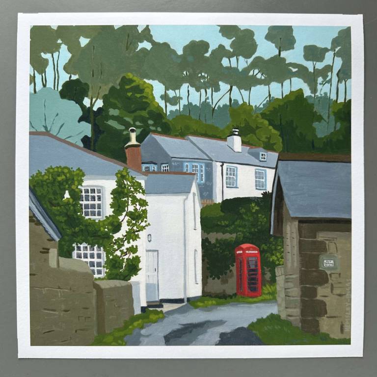 Giclee print - Durgan Phone Box - Karen Hemsley-Biggs