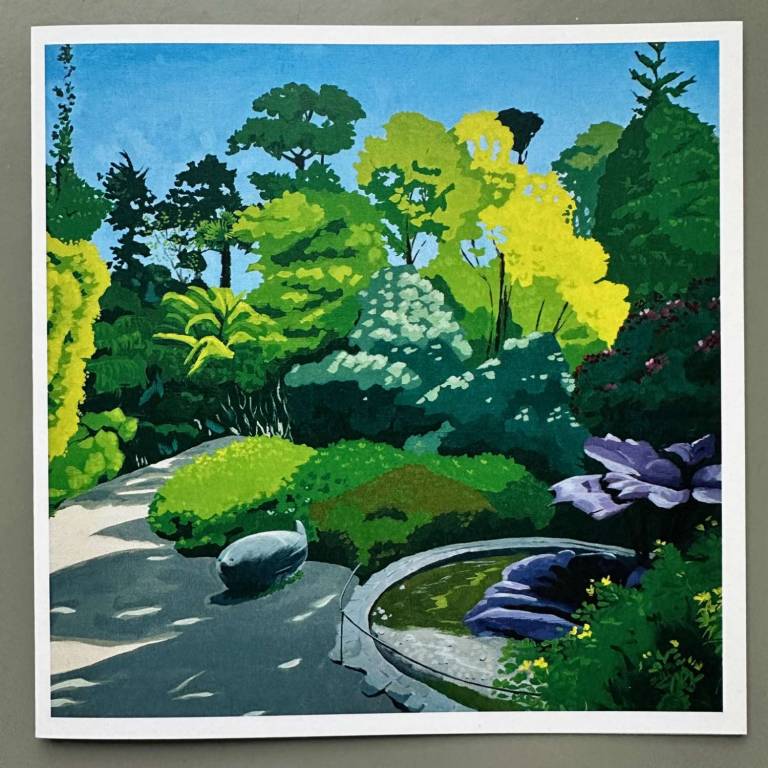 Trebah welcome card - Karen Hemsley-Biggs