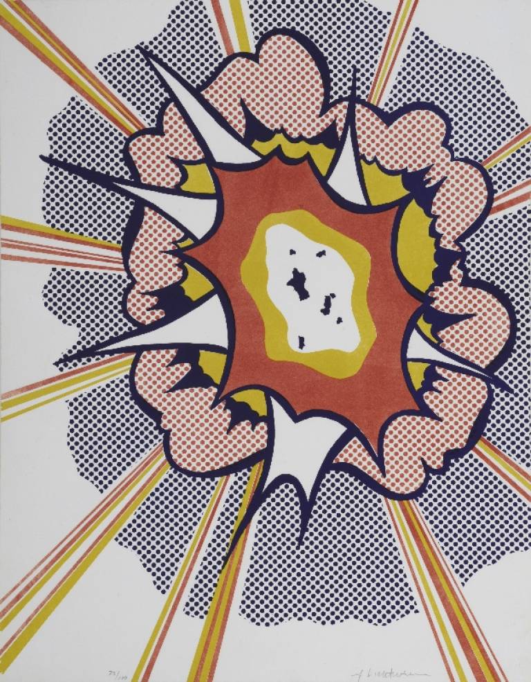 Roy Lichtenstein - Explosion. 1967.