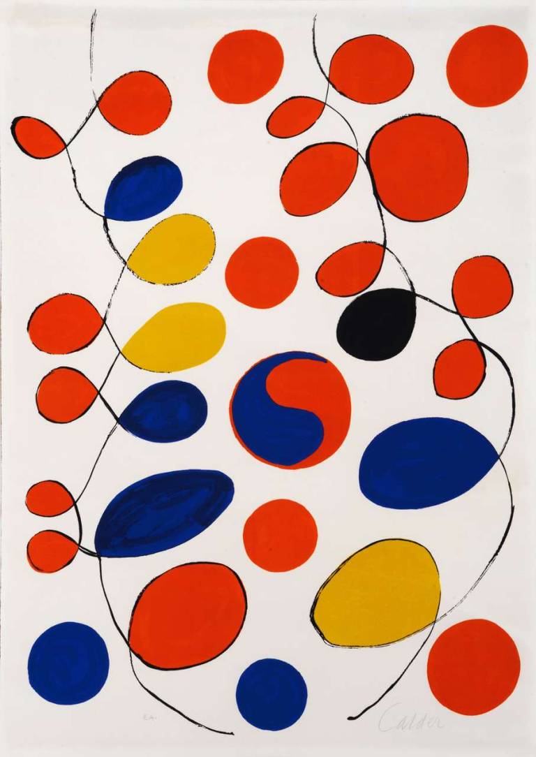 Loops and Yin Yang. 1969. - Alexander Calder