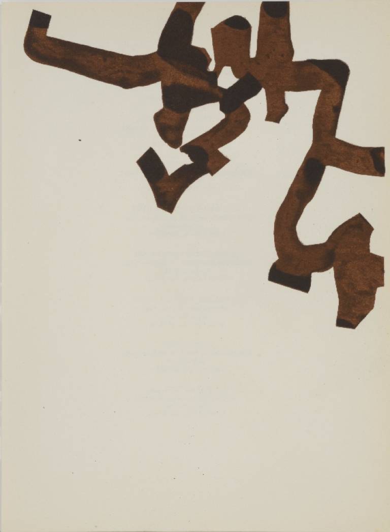 Composition for Editions Maeght. 1966. - Eduardo Chillida