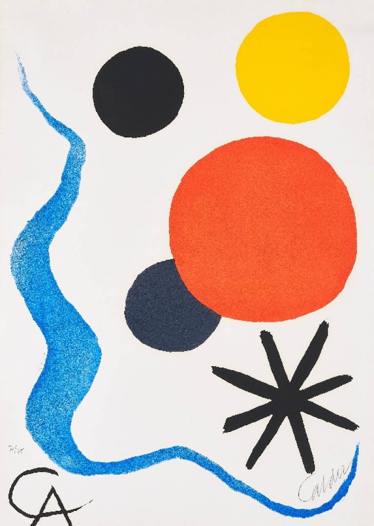 Composition pour UNESCO. 1972. - Alexander Calder