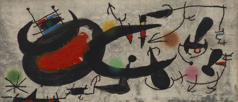 Joan Miro - L’Oiseau Solaire, L’Oiseau Lunaire, Etincelles. Sunshine Bird, Lunar Bird, Spark