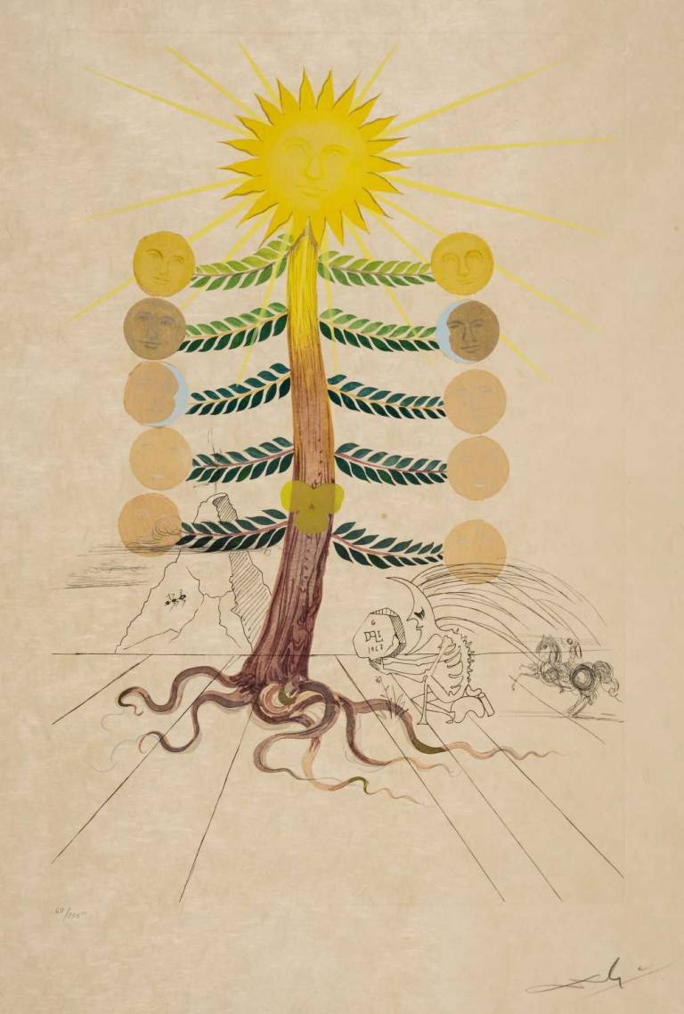 Salvador Dali - Flordali – Flora Dalinae. Water Lily. Lune – Luna Germinata. 1968.