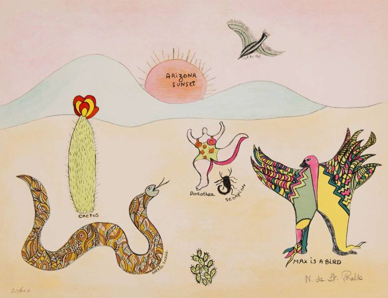 Bonjour Max Ernst - Good Morning Max Ernst. 1976 - Niki De Saint Phalle