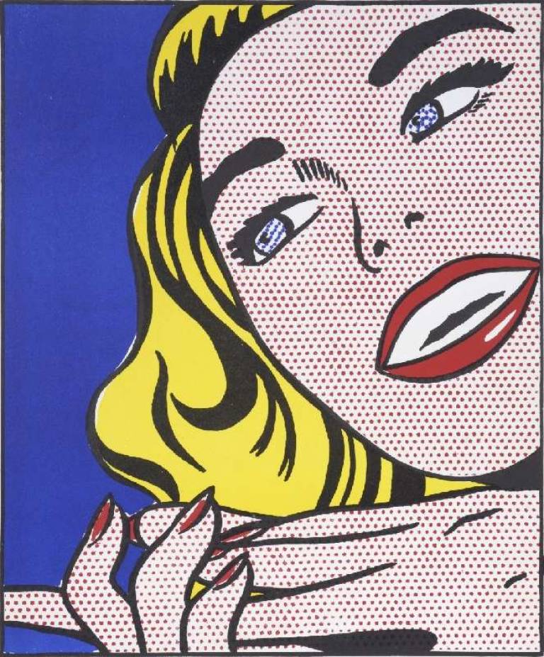 Roy Lichtenstein - Girl - 1 Cent Life. 1963/64.