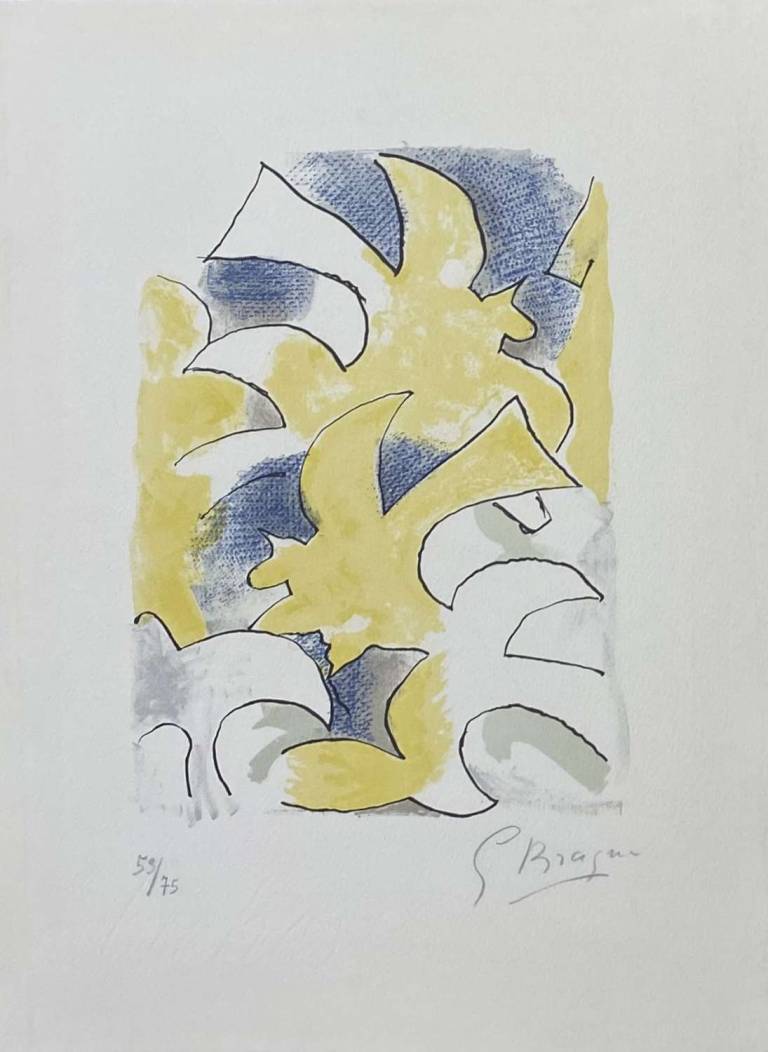 Georges Braque - Migration.  Lettera Amorosa - Symbols of Love. 1963.
