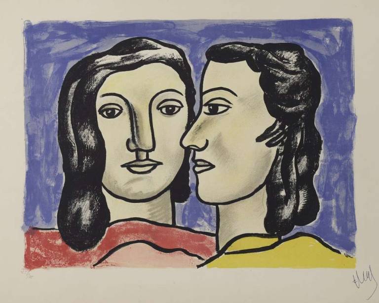 Les Deux Visages. 1951. - Fernand Leger