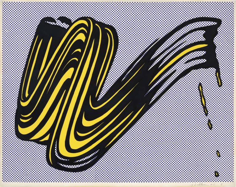 Roy Lichtenstein - Brushstroke. 1965.