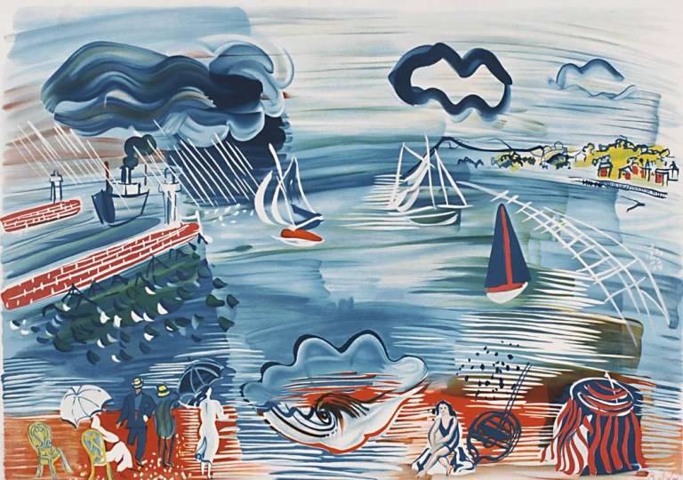 Raoul Dufy - Le Havre – Le Port. The Port at le Havre. 1945/48.