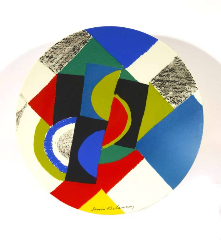 Sonia Delaunay - Rythmes Circulaires. Ceramic. 1978.