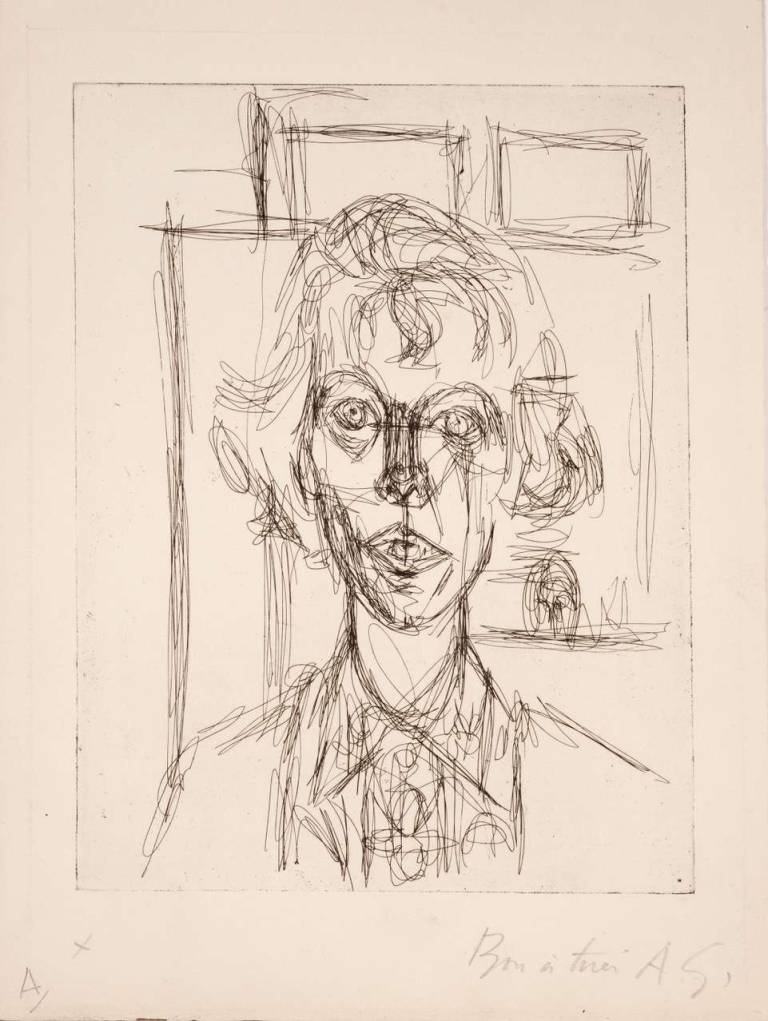 Alberto Giacometti - Buste d’Annette. Study of Annette.  No 2. 1964