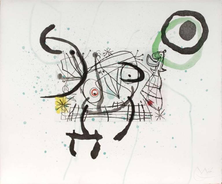 Joan Miro - Fissures – Cracks. No 8. 1969.