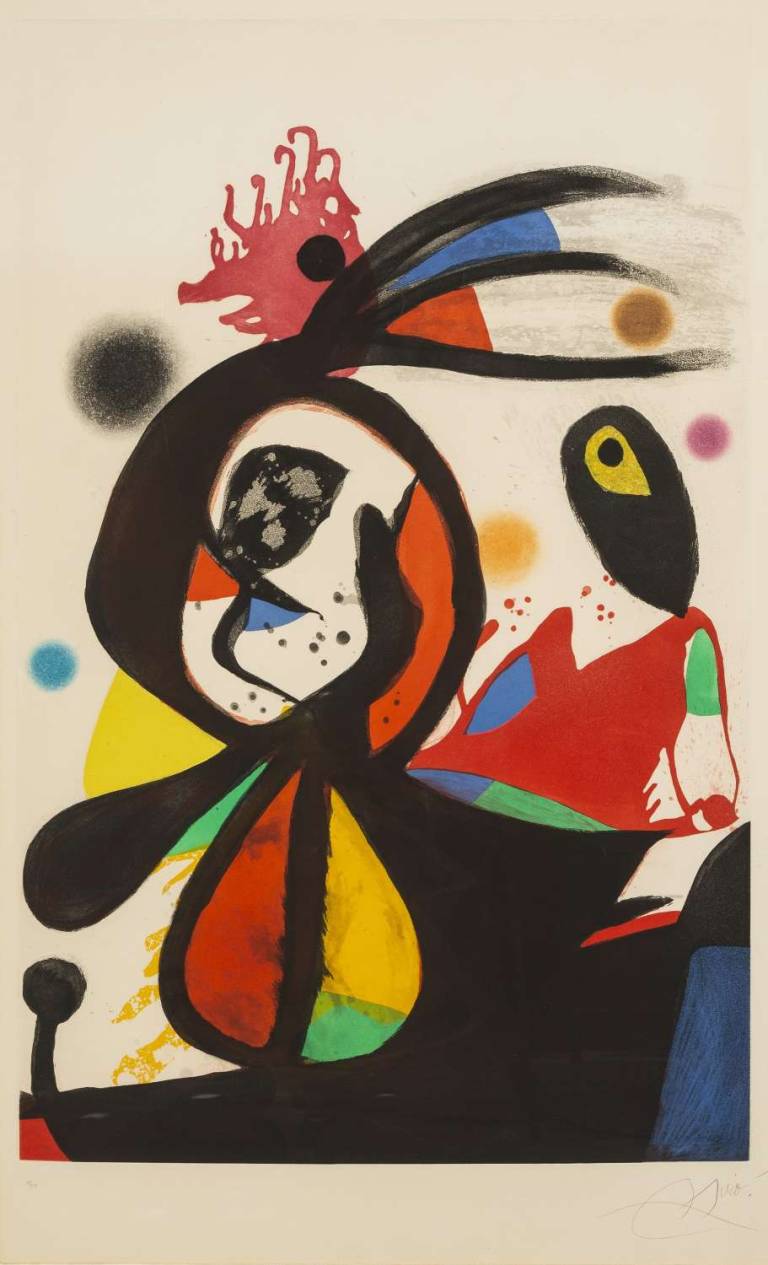 Joan Miro - L'Aigrette. The Egret.