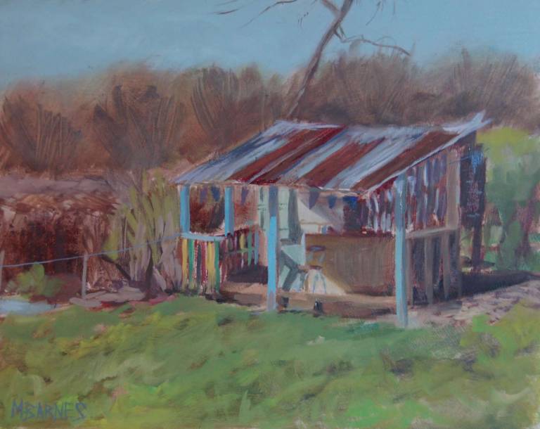 Lamyatt Shack, February sunshine - SOLD - Mary Barnes