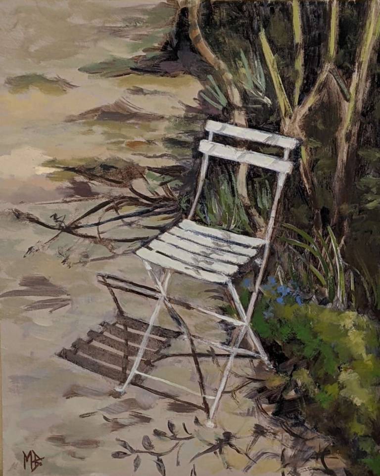 Grisaille chair (unframed) - Mary Barnes