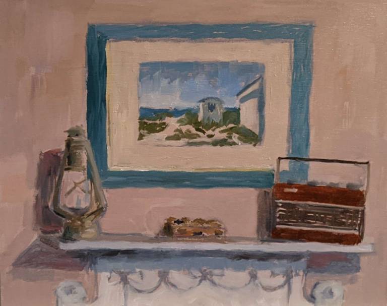 Longing for the Beach - mantlepiece RESERVED FOR EXHIBITION - Mary Barnes
