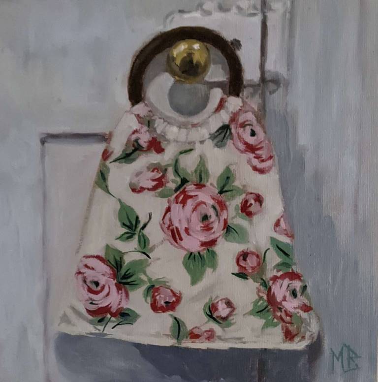 Floral bag (unframed) - Mary Barnes