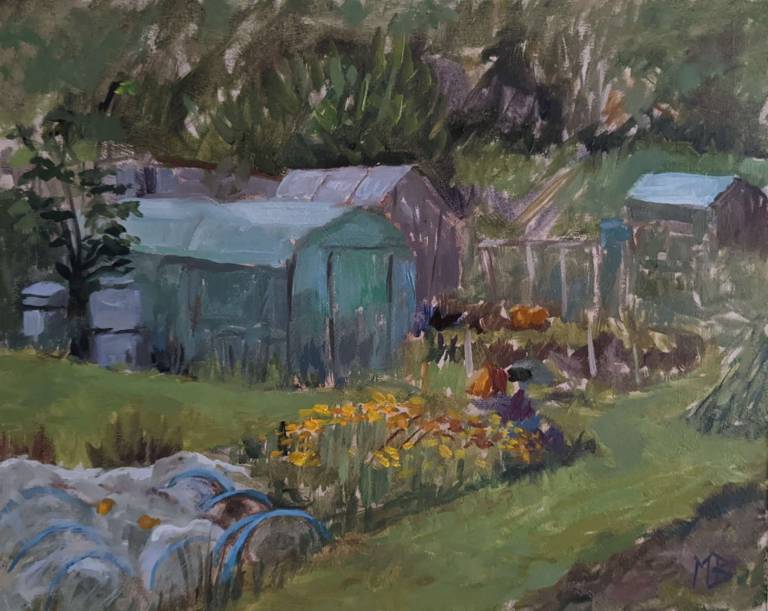 Park allotments, August RESERVED FOR EXHIBITION - Mary Barnes