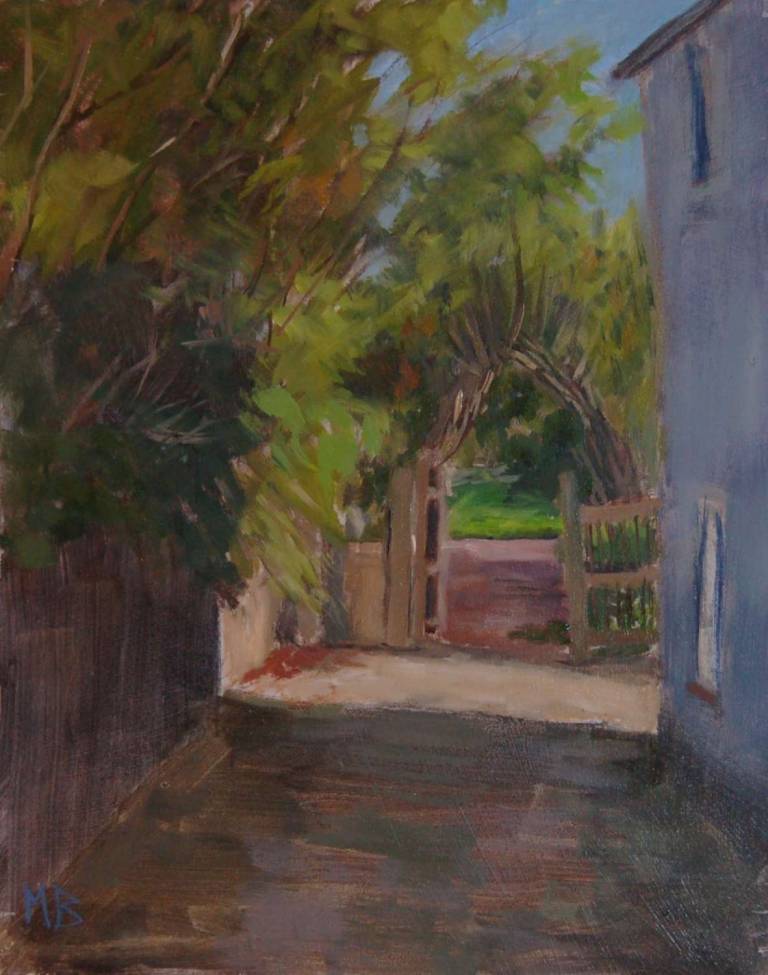 Autumn alleyway (unframed) - Mary Barnes